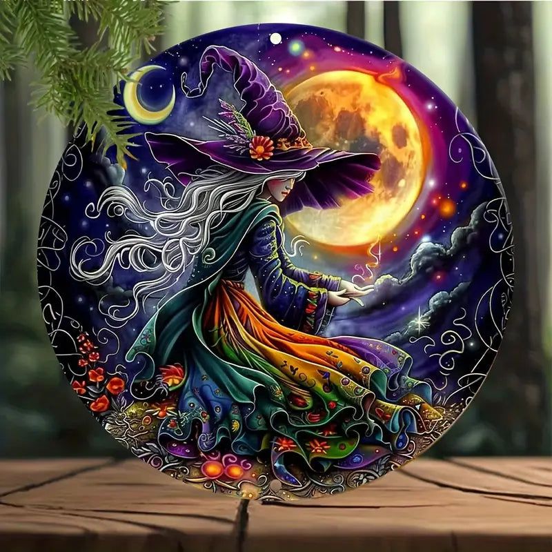 Fantasy Witch Metal Sign Witchy Home Decor-MoonChildWorld