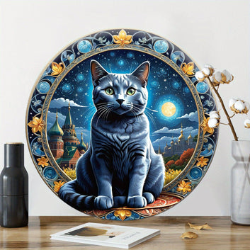 Spirit Animal Cat Metal Sign Aesthetic Home Decor