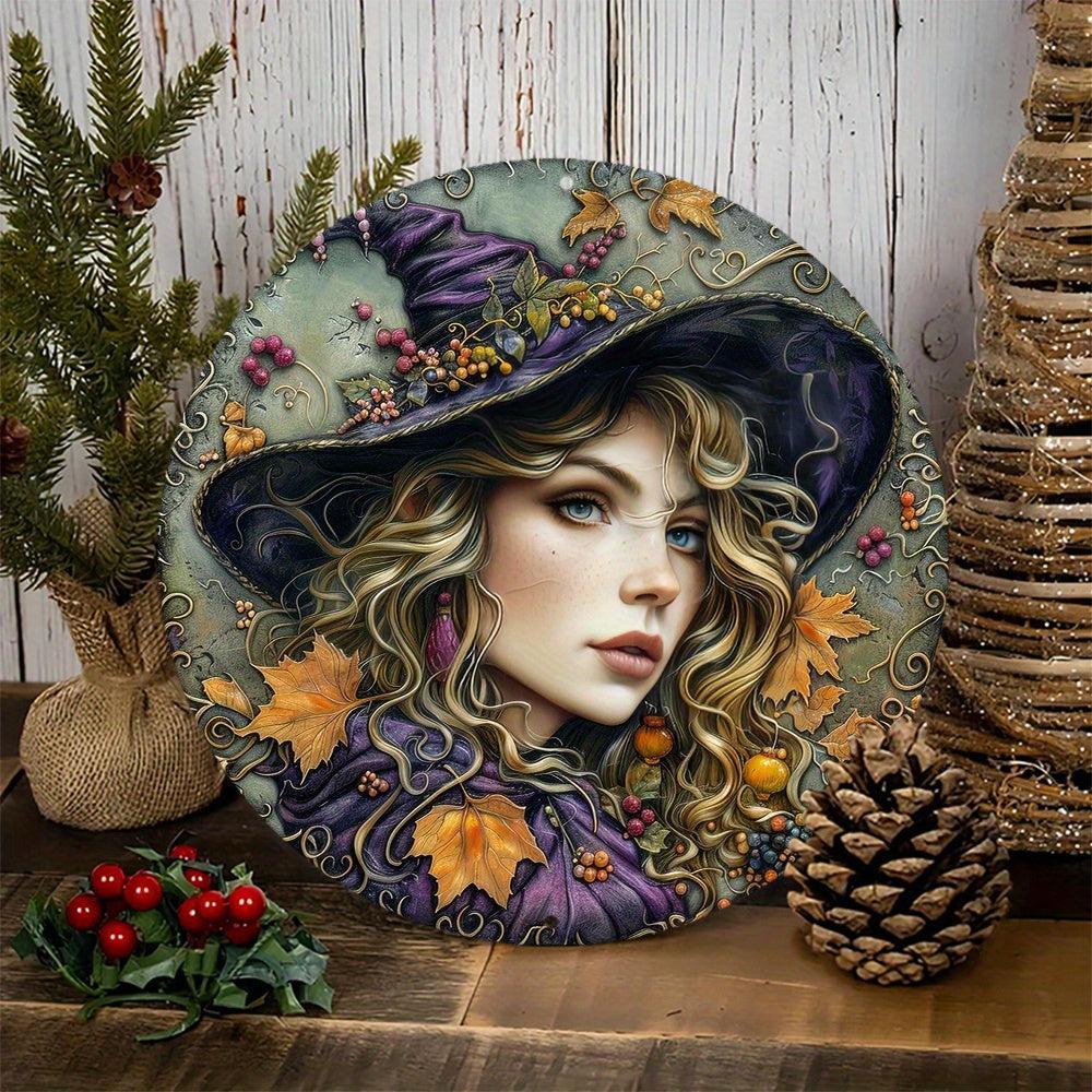 Beautiful Witch Metal Sign Mystic Decor-MoonChildWorld