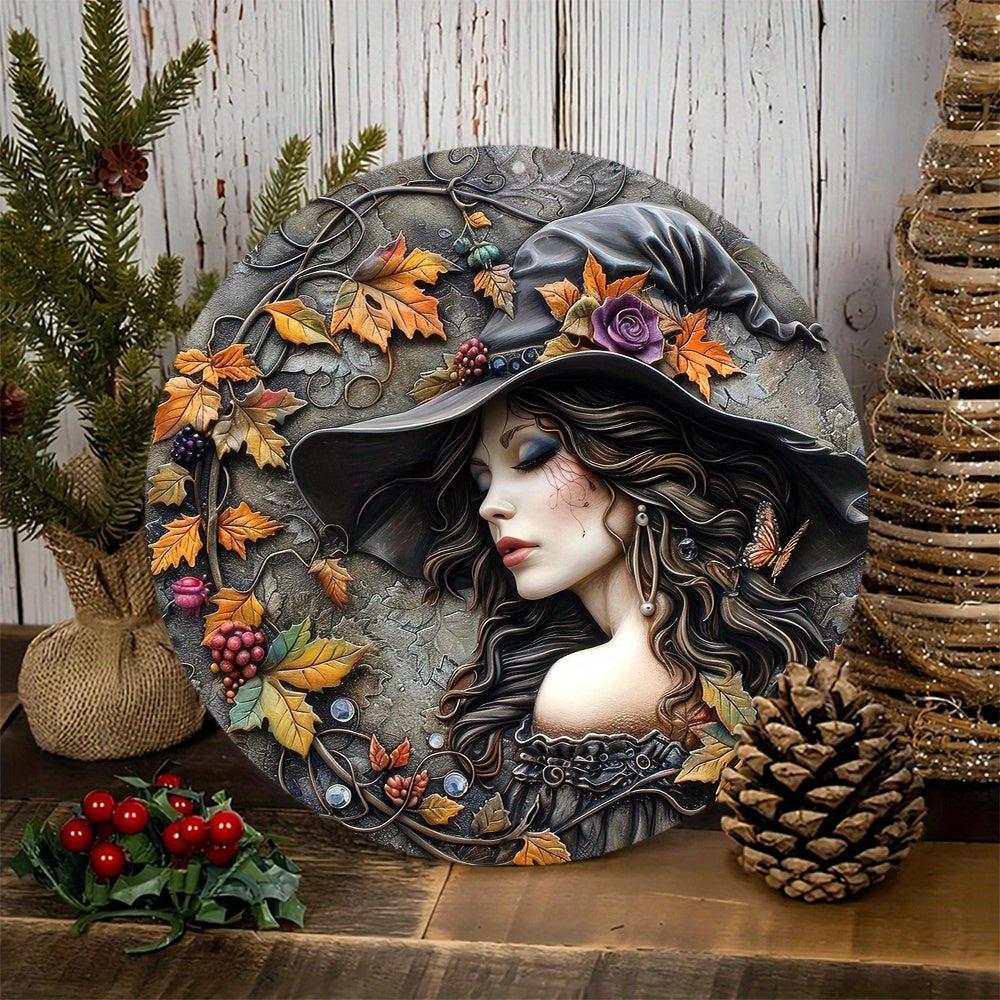 Beautiful Witch Metal Sign Mystic Decor-MoonChildWorld