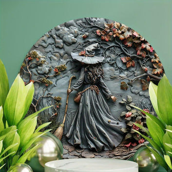 Mystic Witch Metal Sign Witchy Home Decor