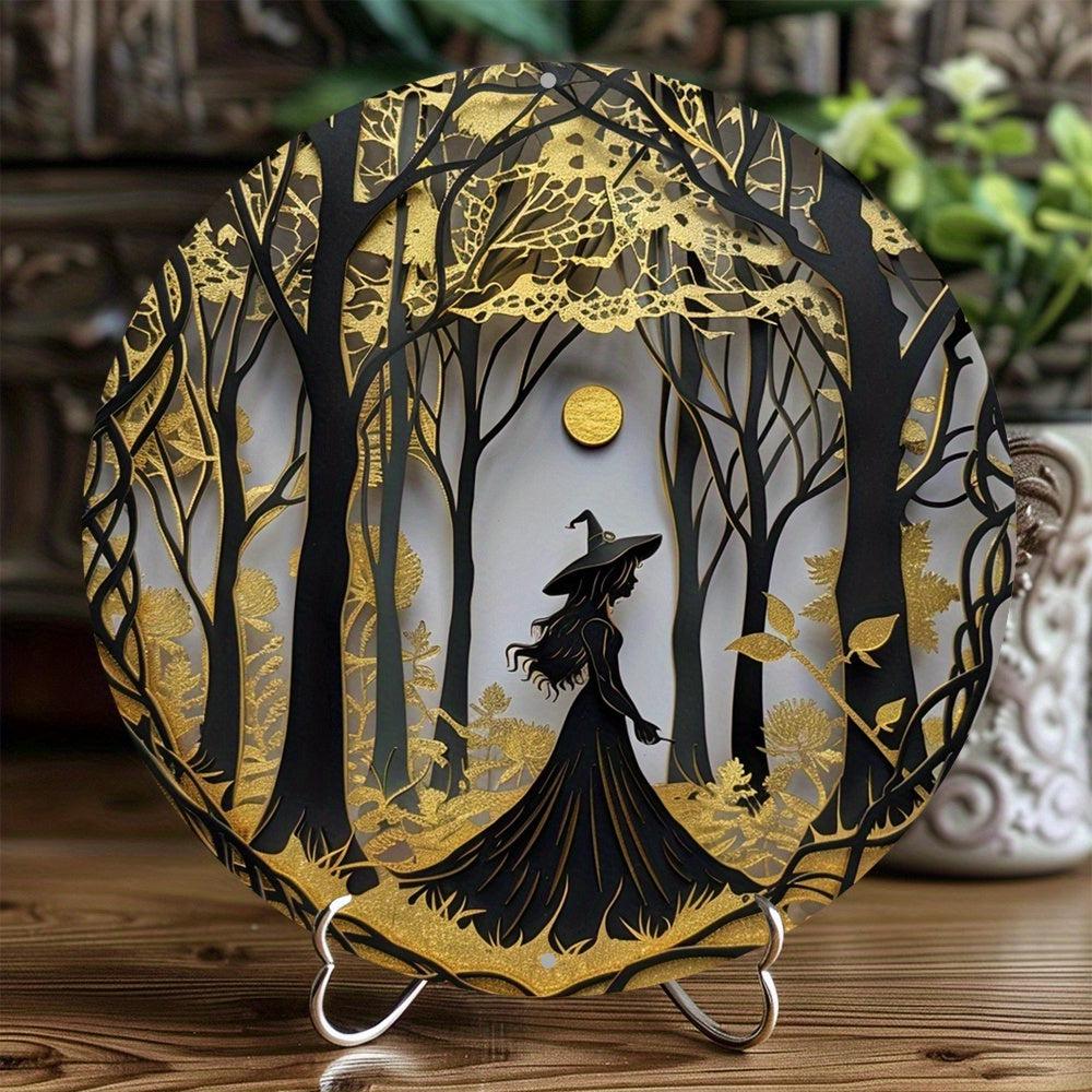 Dark Witch Metal Sign Mystic Witchy Home Decor-MoonChildWorld