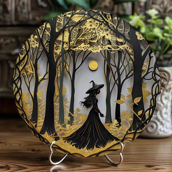 Dark Witch Metal Sign Mystic Witchy Home Decor