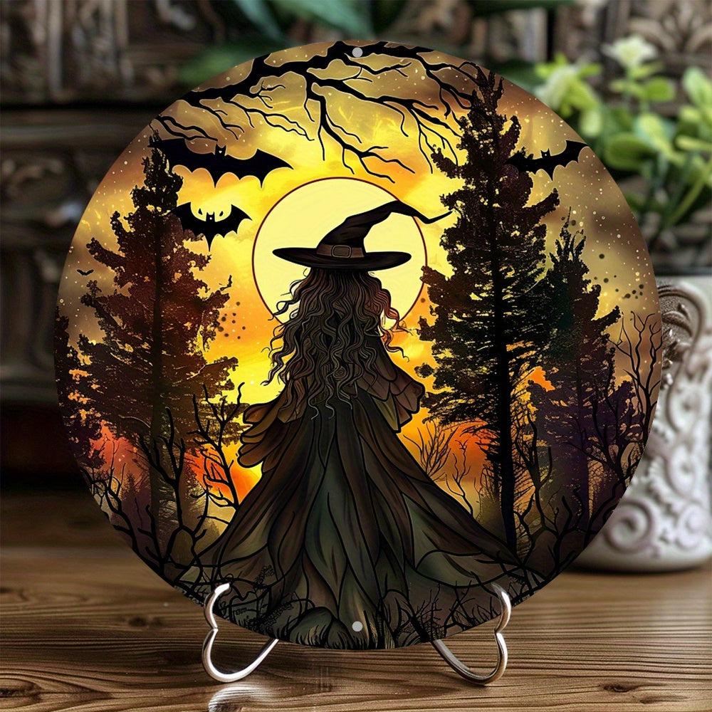 Moon Forest Witch Metal Sign Witchy Home Decor-MoonChildWorld