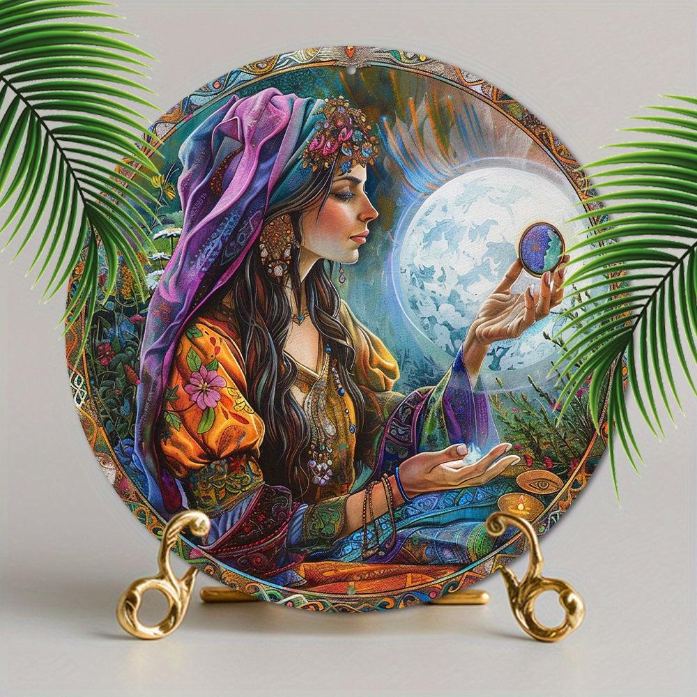 Magical Diviner Metal Sign Fortune Teller Witchy Metal Sign-MoonChildWorld