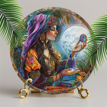 Magical Diviner Metal Sign Fortune Teller Witchy Metal Sign