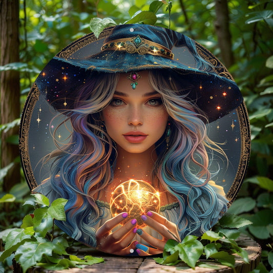 Magic Witch Metal Sign