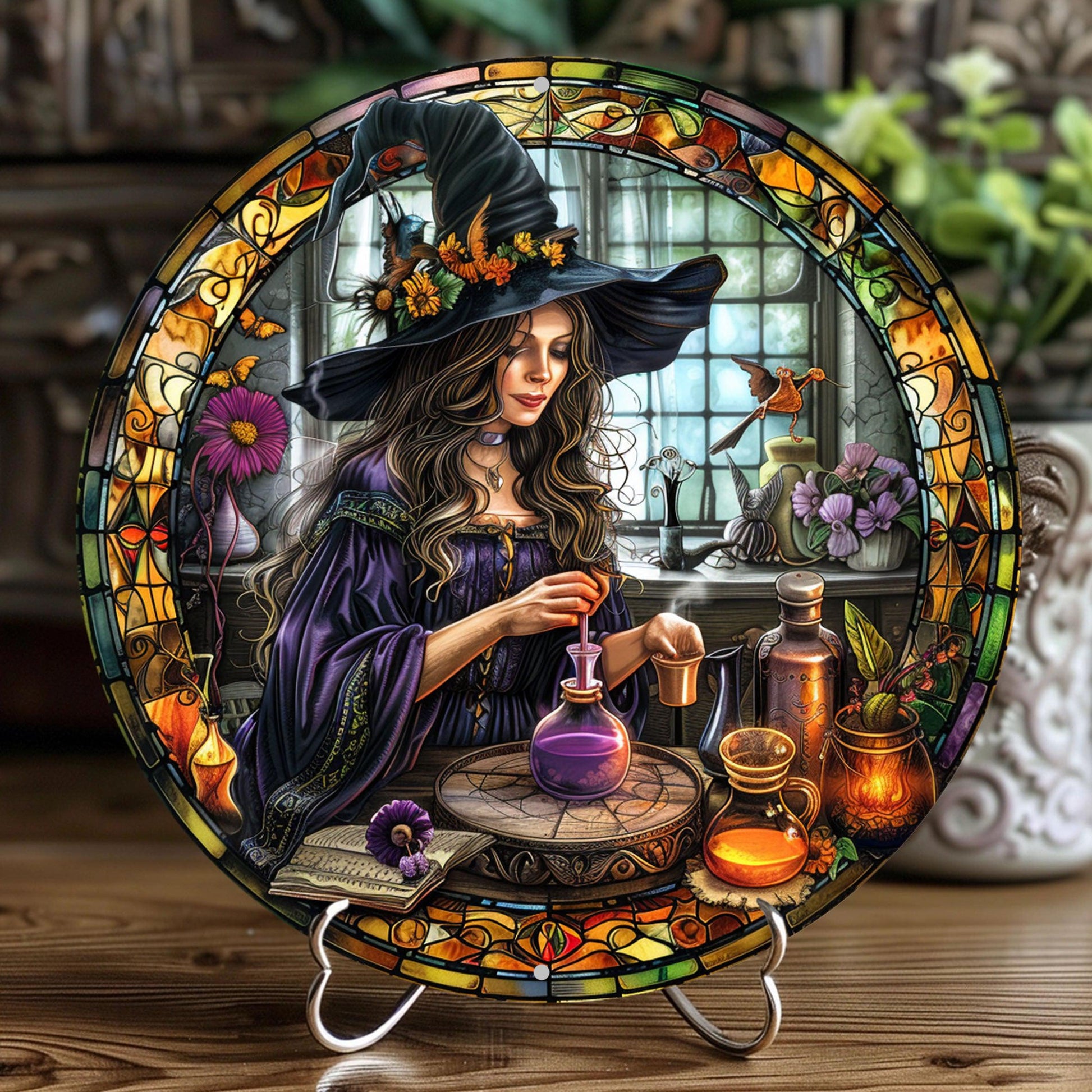 Witch Potion Metal Sign Halloween Home Decor-MoonChildWorld
