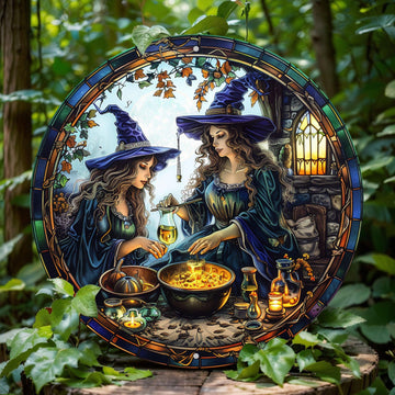 Magical Ambiance Witch Potion Metal Sign Halloween Home Decor-MoonChildWorld