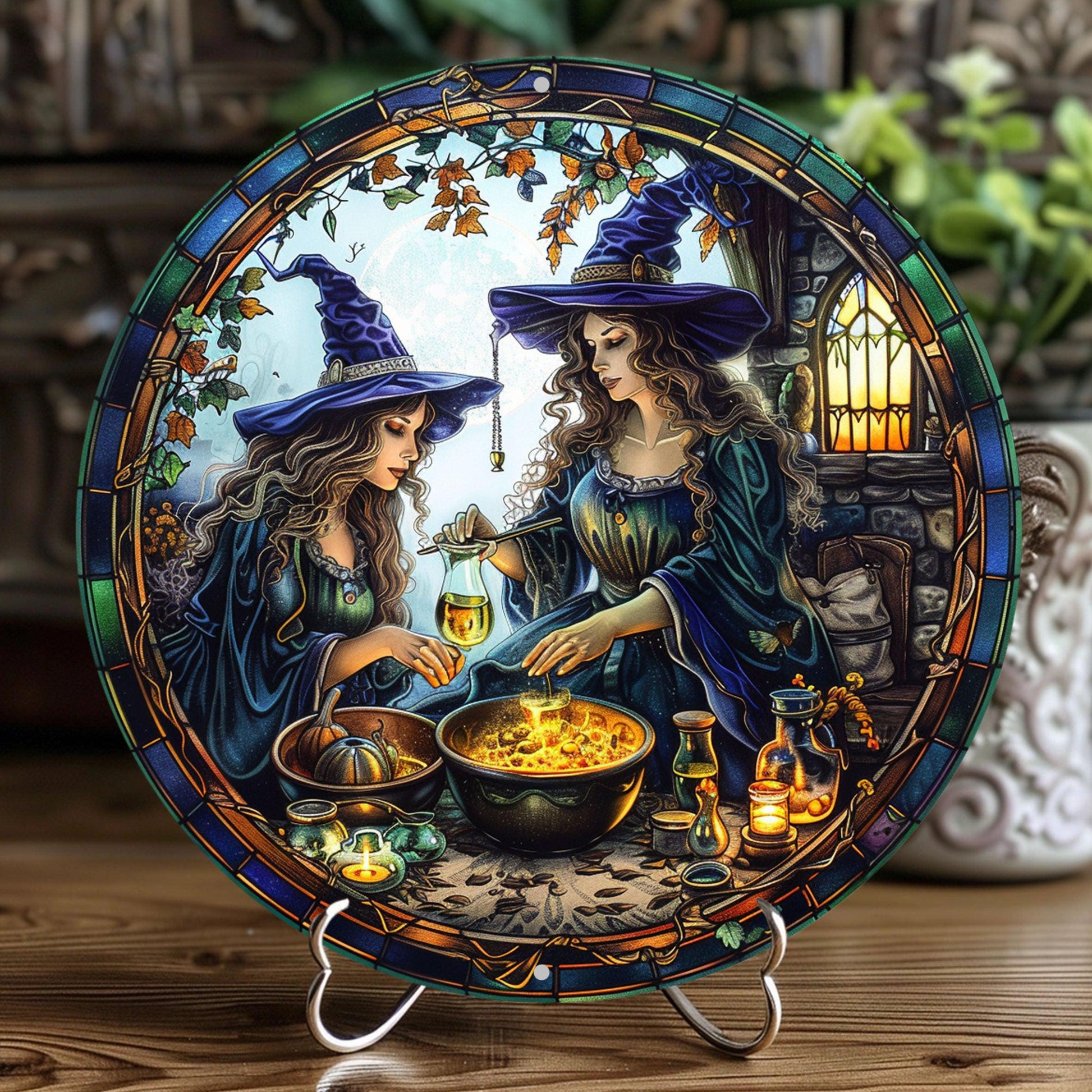 Magical Ambiance Witch Potion Metal Sign Halloween Home Decor-MoonChildWorld