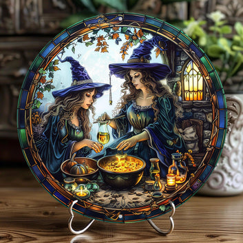 Magical Ambiance Witch Potion Metal Sign Halloween Home Decor