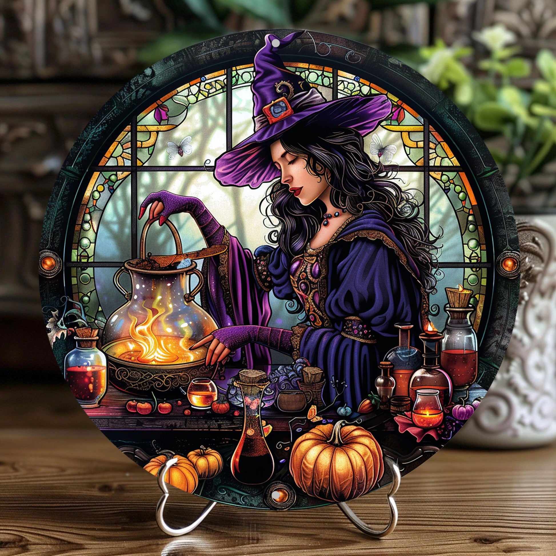 Magick Witch Potion Metal Sign Halloween Sign-MoonChildWorld