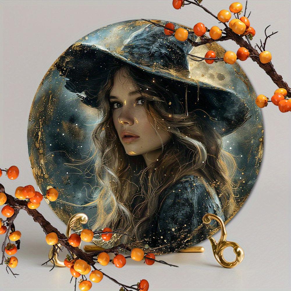 Beautiful Witch Metal Sign Mystical Home Decor-MoonChildWorld