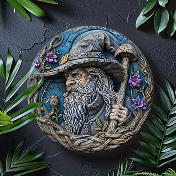 Magic Forest Wizard Metal Sign Witchy Decor