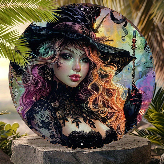 Mystic Witch Metal Sign Witchy Home Decor