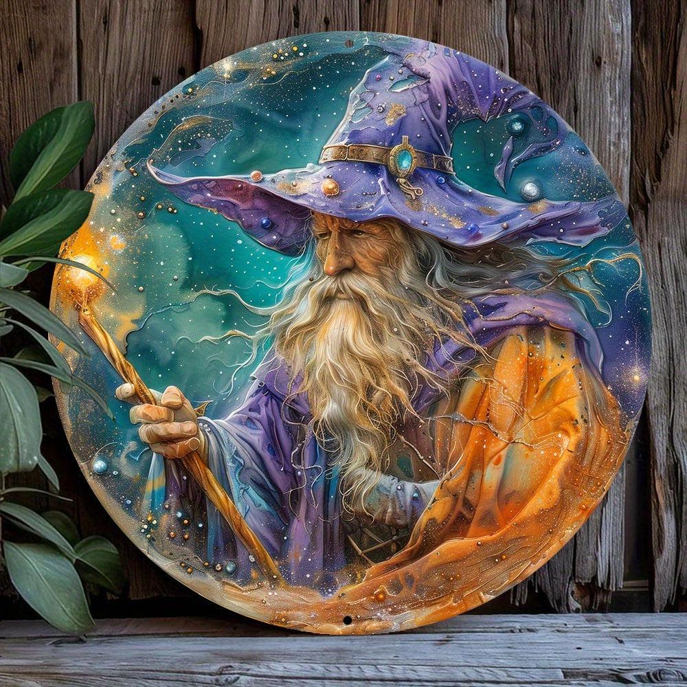 Fantasy Wizard Metal Sign Witch Home Decor-MoonChildWorld