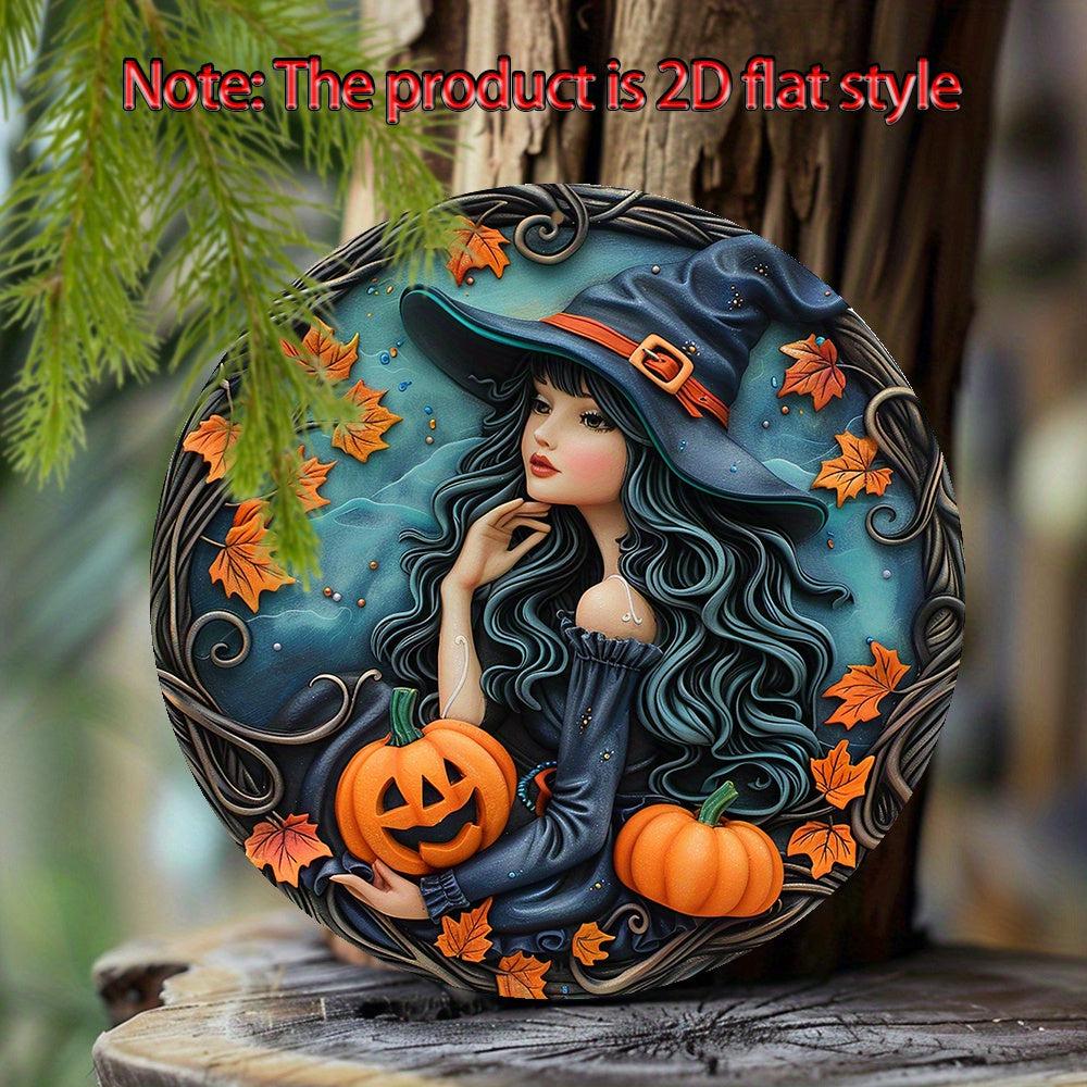 Halloween Witch Metal Sign Spooky Home Decor-MoonChildWorld