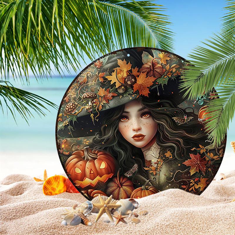 Pumpkin Halloween Metal Sign Gothic Witch Metal Sign-MoonChildWorld