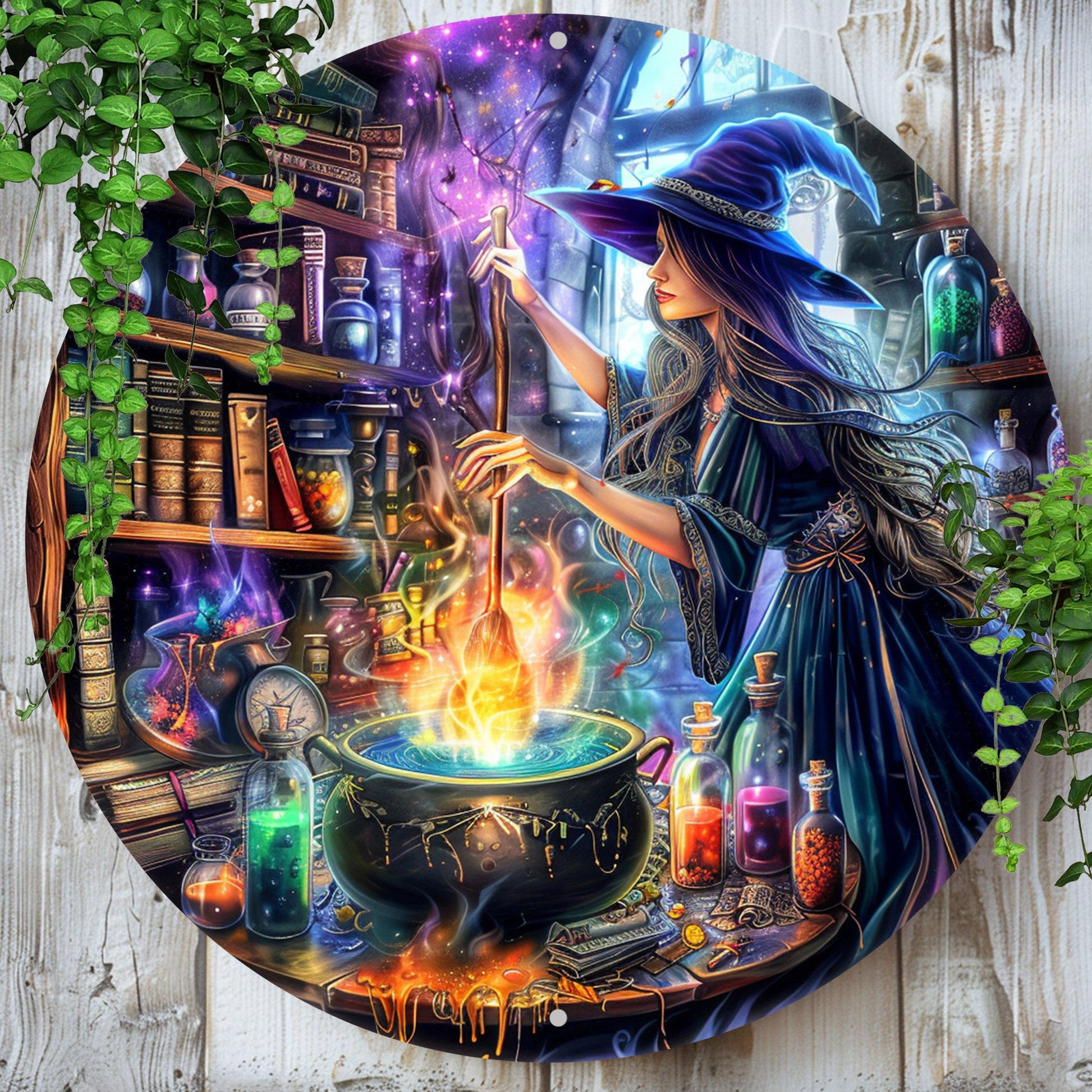 Potion Witch Wall Sign Halloween Metal Sign Home Decor-MoonChildWorld