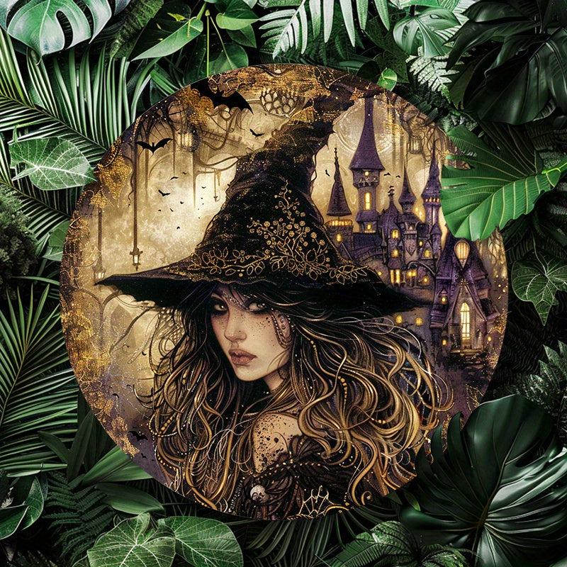 Vintage Witch Wall Sign Witchy Wall Art Halloween Decor-MoonChildWorld