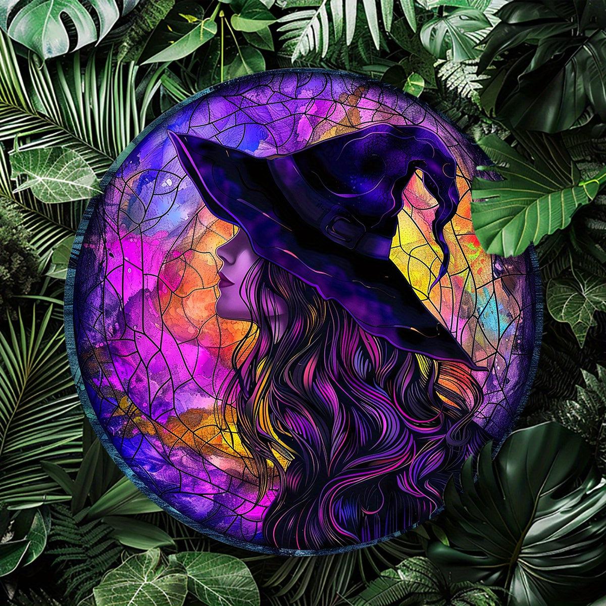 Mystic Witch Metal Wall Sign Halloween Wall Decor-MoonChildWorld