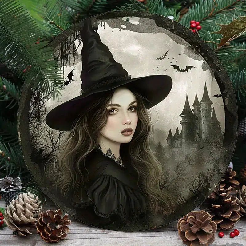 Enchanting Witch Metal Sign Gothic Home Decor-MoonChildWorld