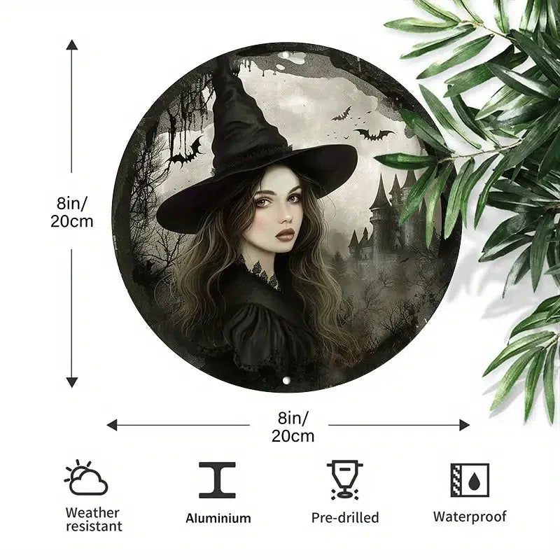 Enchanting Witch Metal Sign Gothic Home Decor-MoonChildWorld