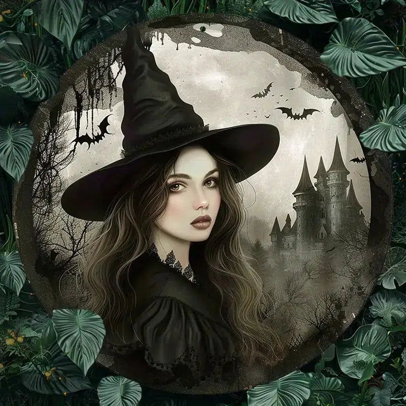 Enchanting Witch Metal Sign Gothic Home Decor-MoonChildWorld