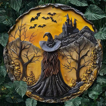 Dark Witch Metal Sign Mystic Witchy Home Decor-MoonChildWorld