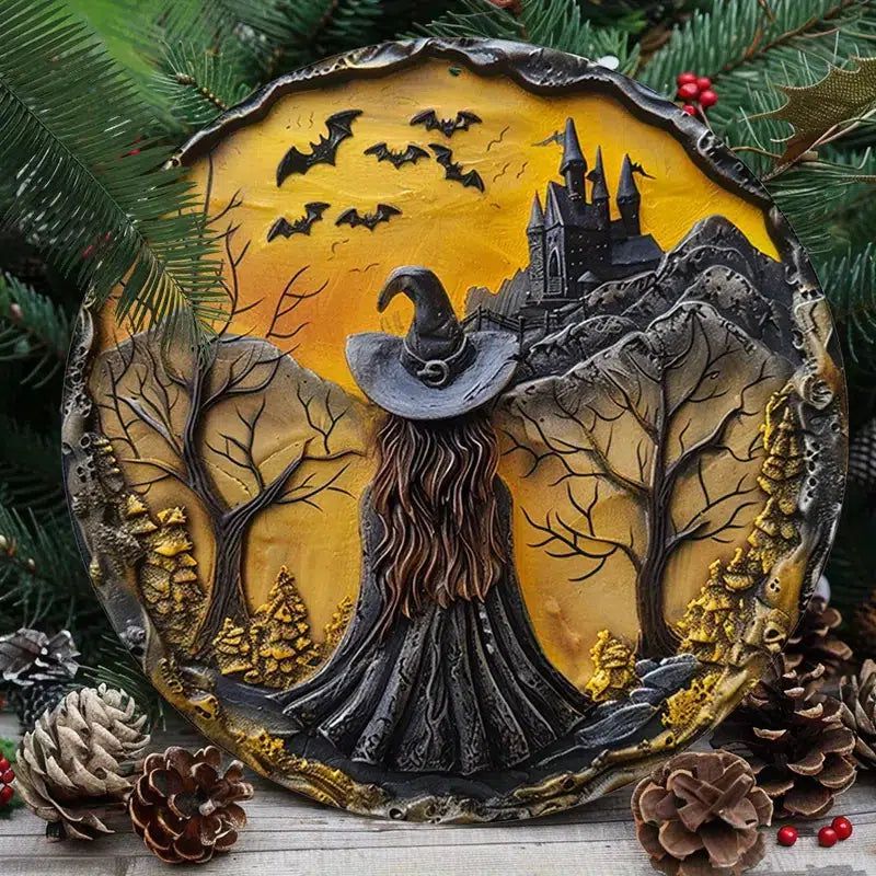 Dark Witch Metal Sign Mystic Witchy Home Decor-MoonChildWorld