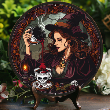 Witch Potion Wall Sign For Halloween Gothic Metal Sign-MoonChildWorld