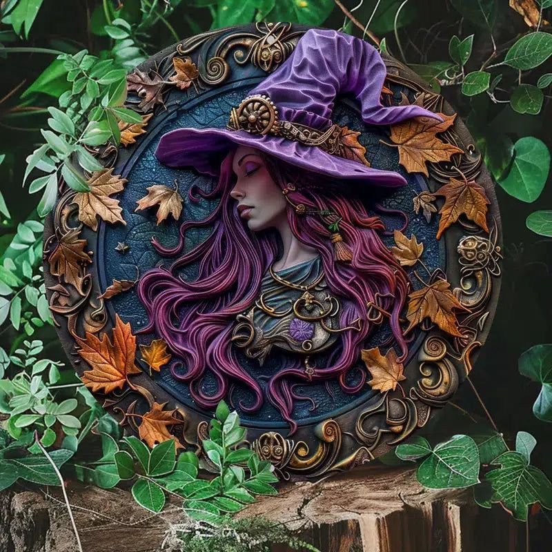 Occult Witch Metal Sign Mystic Decor-MoonChildWorld