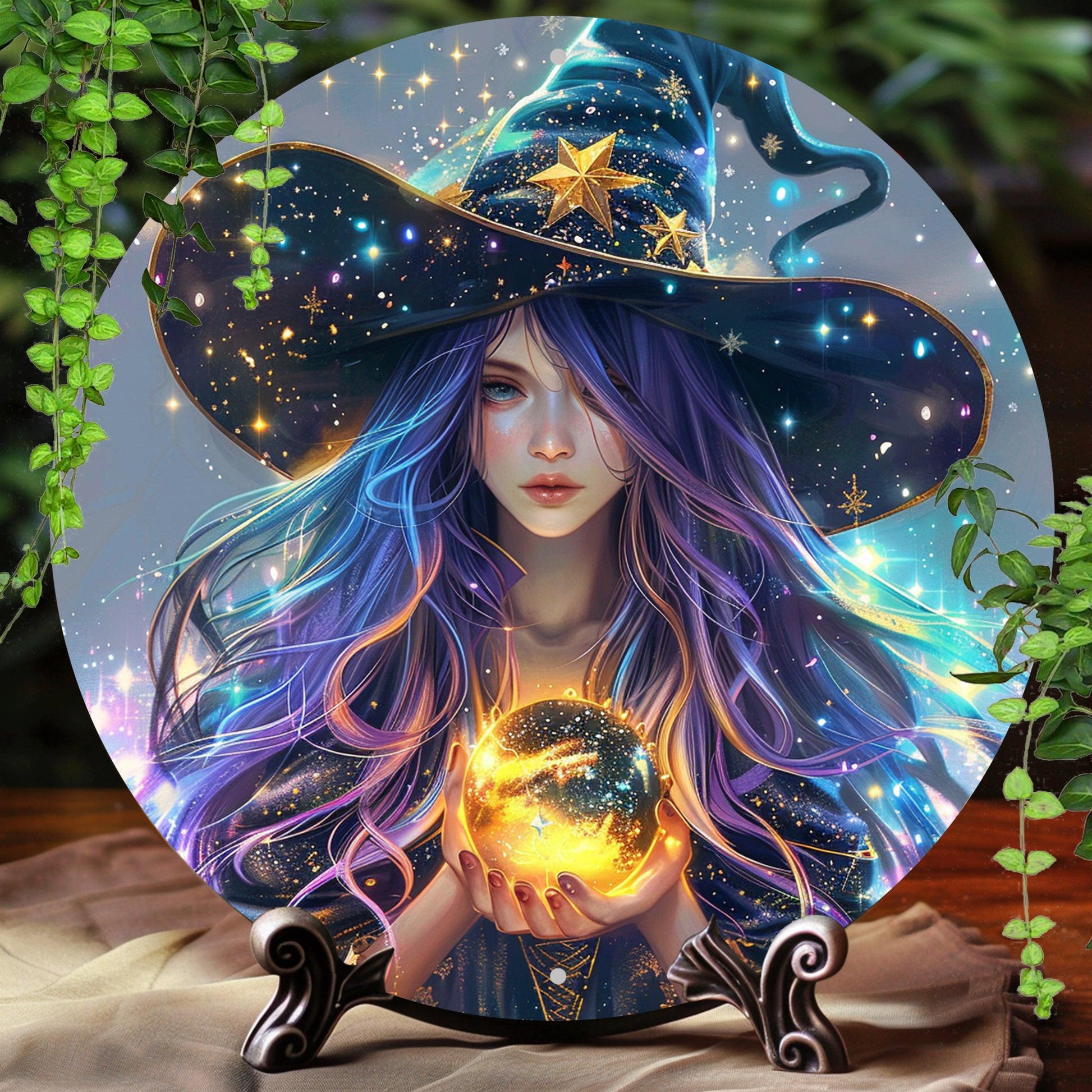 Magic Witch Metal Sign Witchy Wall Sign Witchcraft Decor-MoonChildWorld