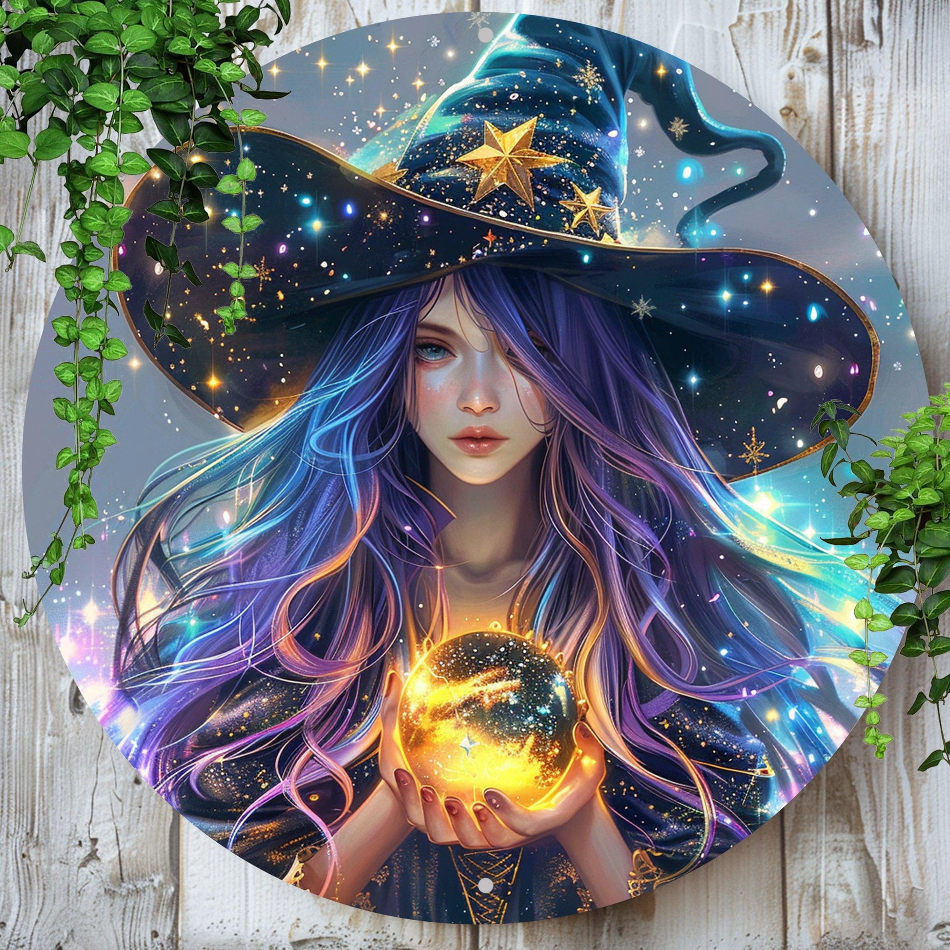 Magic Witch Metal Sign Witchy Wall Sign Witchcraft Decor-MoonChildWorld