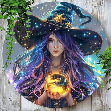 Magic Witch Metal Sign Witchy Wall Sign Witchcraft Decor-MoonChildWorld