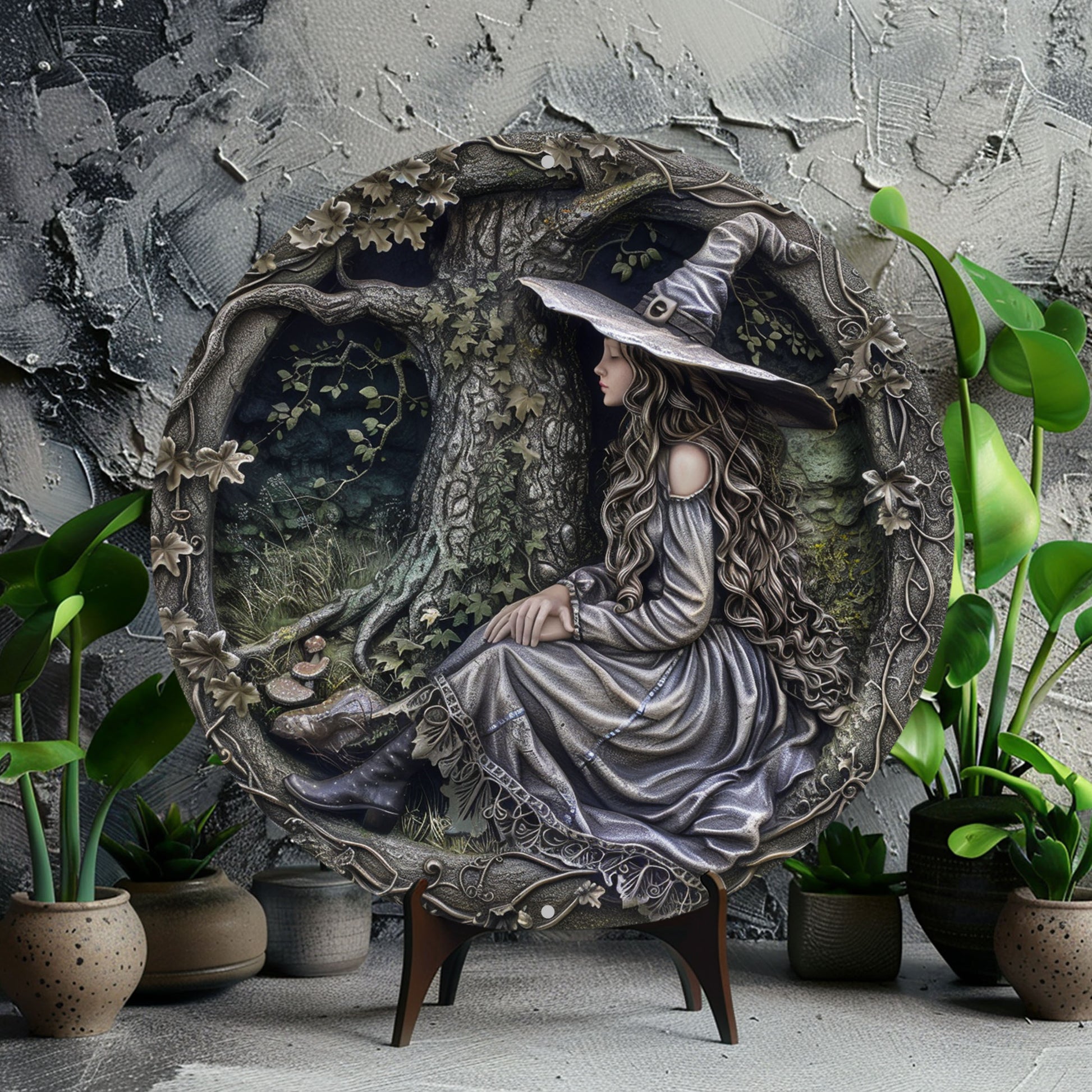 Forest Witch Metal Sign Witchy Wall Decor-MoonChildWorld