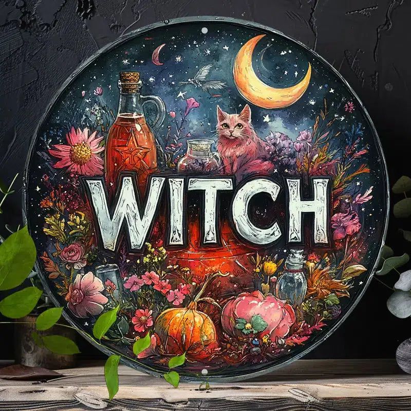 Magic Things Witchy Metal Sign Wicca Pagan Home Decor-MoonChildWorld