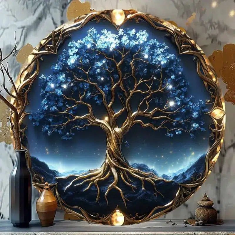 Tree of life Metal Sign Pagan Decor-MoonChildWorld