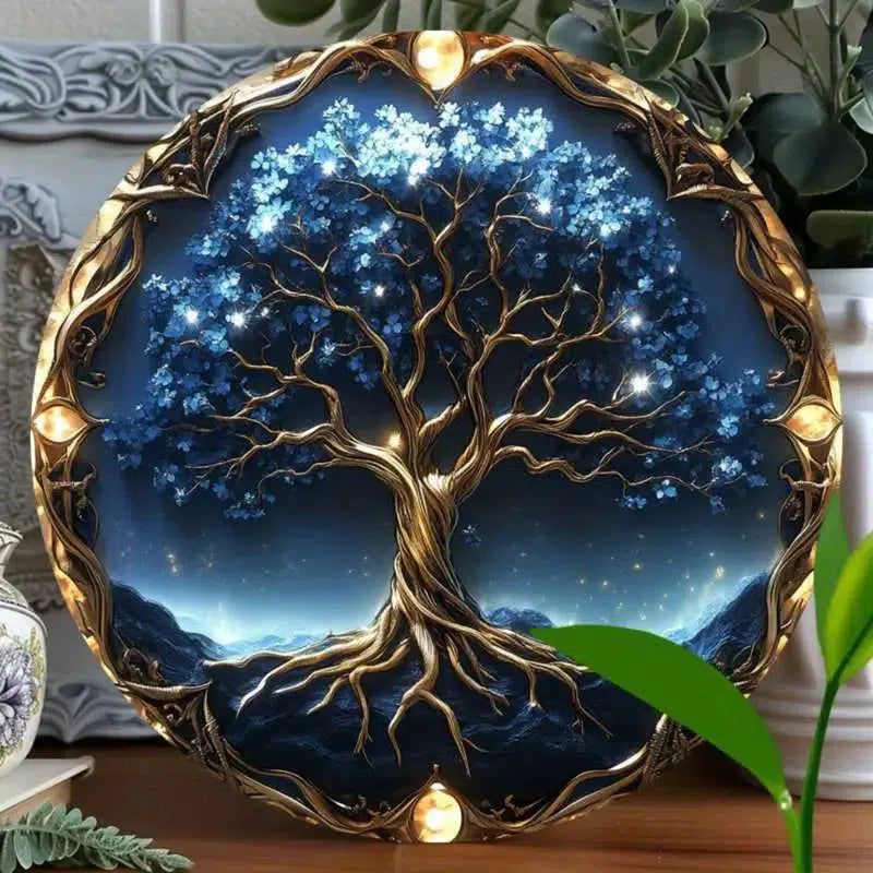 Tree of life Metal Sign Pagan Decor-MoonChildWorld