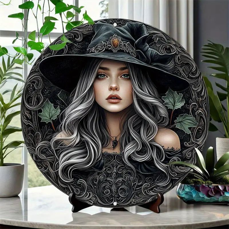 Dark Witch Metal Sign Witchy Home Decor-MoonChildWorld