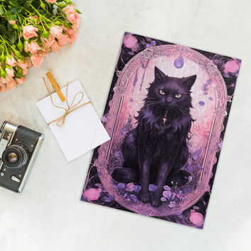 Gothic Halloween Tarot Witchy Wood Print