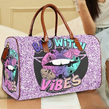 Bad witch vibes Travel Bag-MoonChildWorld