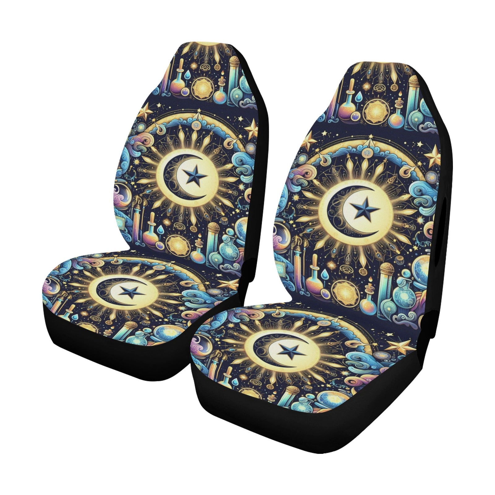 Celestial moon Car Seat Cover-MoonChildWorld