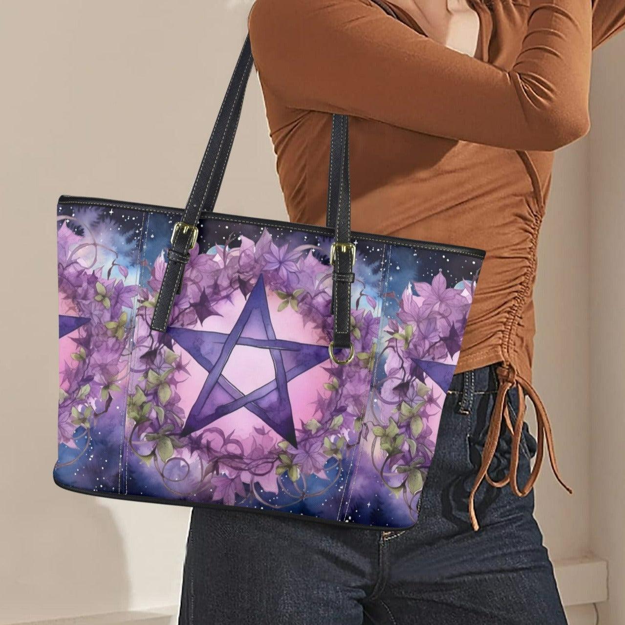 Pentacle Pagan Tote Bag-MoonChildWorld