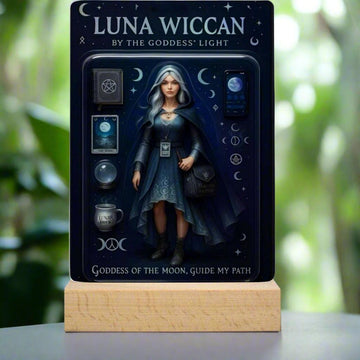 Luna Wiccan Acrylic Photo Panel Witch Home Decor-MoonChildWorld