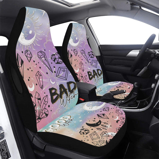 Celestial moon witchy Car Seat Cover