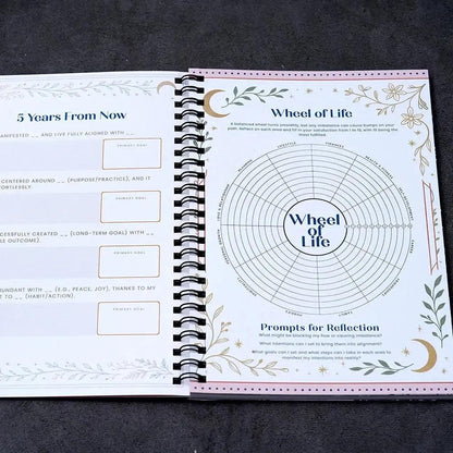 2026 Modern Witch Planner Witchy Journal Grimoire Moon Manifestation Tarot Journal Moon Phases 122 Pages Daily Spiritual-MoonChildWorld