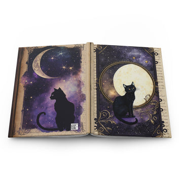 Magic black cat Notebook Witchy Journal-MoonChildWorld