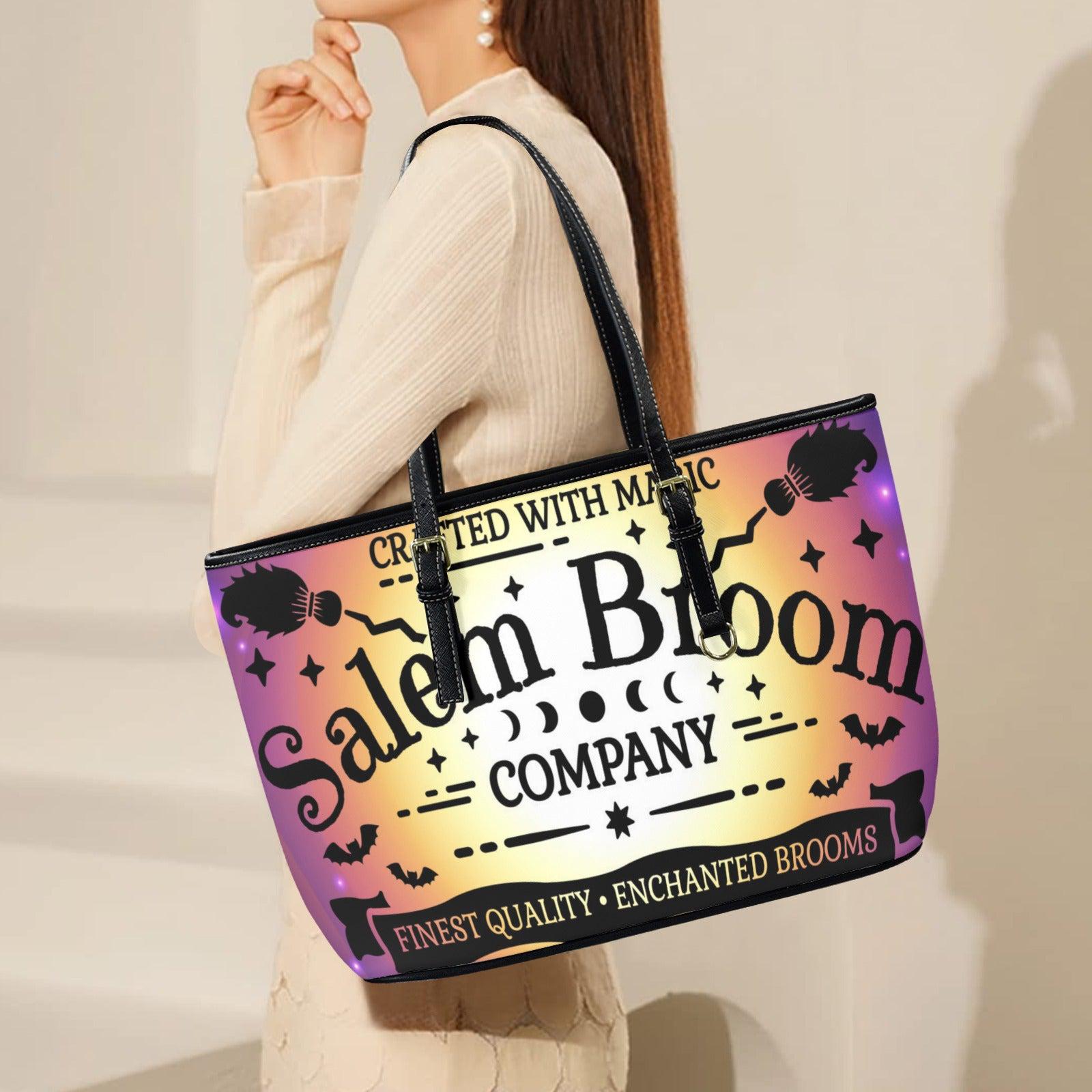 Salem broom witch Tote Bag-MoonChildWorld