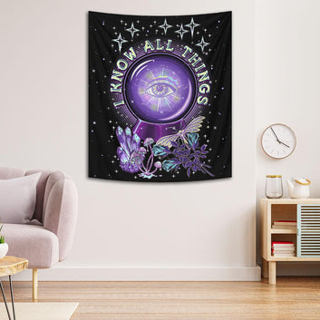 Crystal Ball Magic Tapestry Mystic Wall Hanging